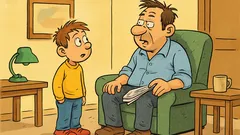 Banc: Tată, azi proful de mate m-a pus