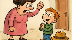 Banc: Un băiat o întreabă pe maică-sa...