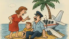 Banc: O familie de români se prăbușește