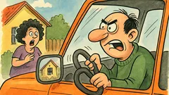 Banc: De ce e volanul strâmb?