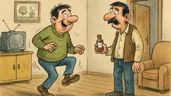 Banc: Ion vine la Gheorghe și-l vede