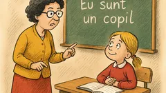 Banc: Profesoara la română o întreabă pe Alinuța