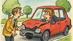 Banc: Iubito, ai văzut bara din față?