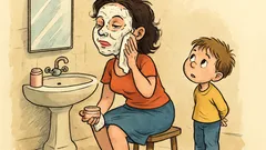 Banc: Un copil își întreabă mama de ce